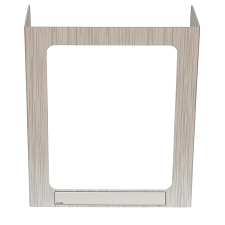 Vestil Personal Desk Shield Guard White Linen Theme 3Windows 23.5 PDSG-3WB-002